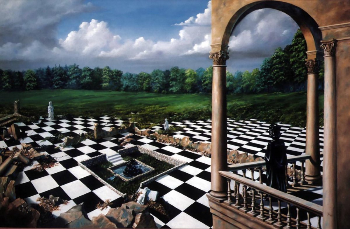 Алиса в стране чудес шахматы