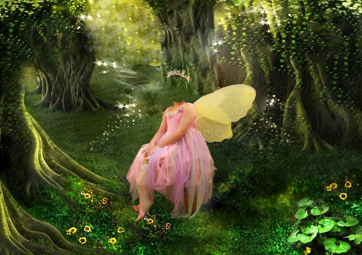 Сказочный лес с феями