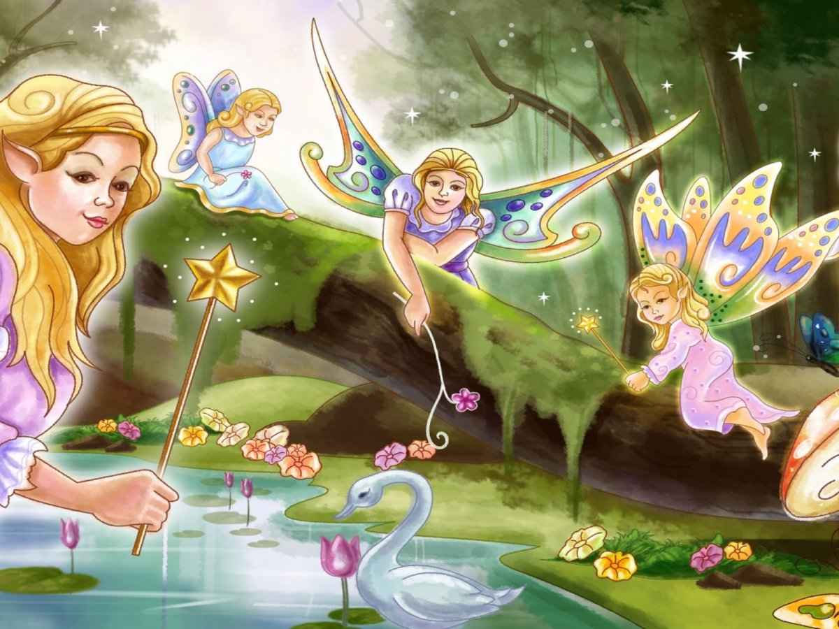 Фотообои Дюймовочка