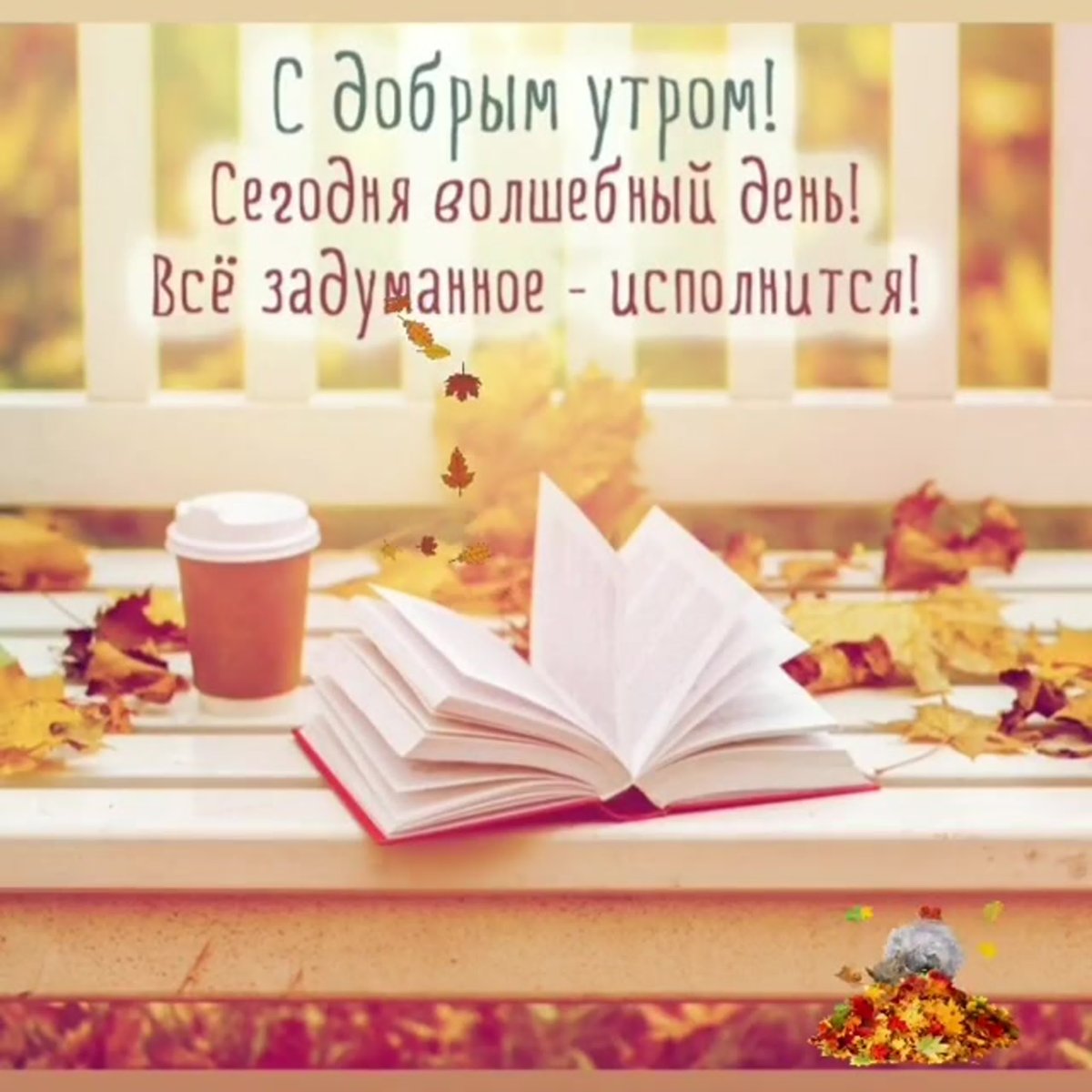 С добрым осенним утром