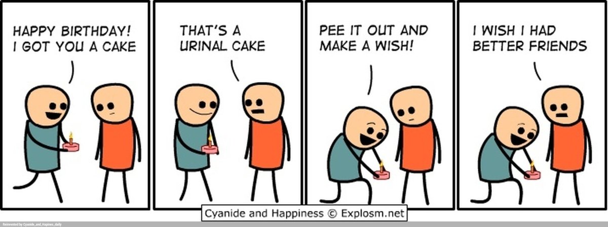 Поздравления с чёрным юмором