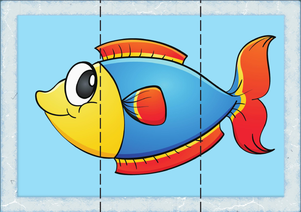 Игра разрезные картинки для детей 3-4 лет