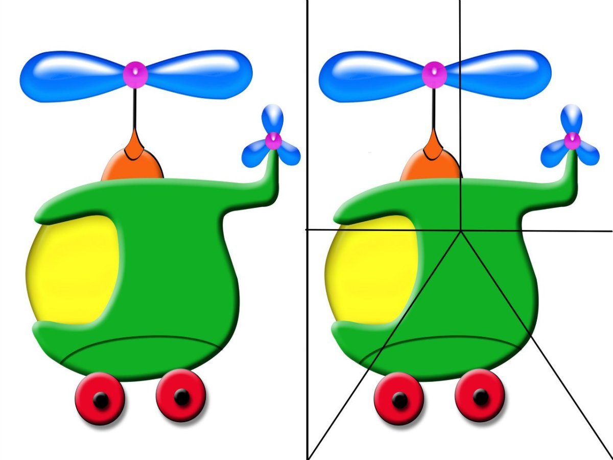 Разрезные пазлы для малышей