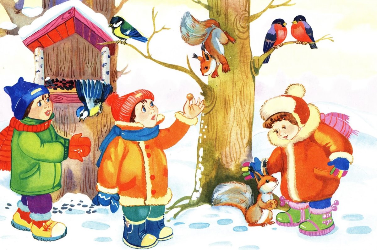 Зима для детей дошкольного возраста
