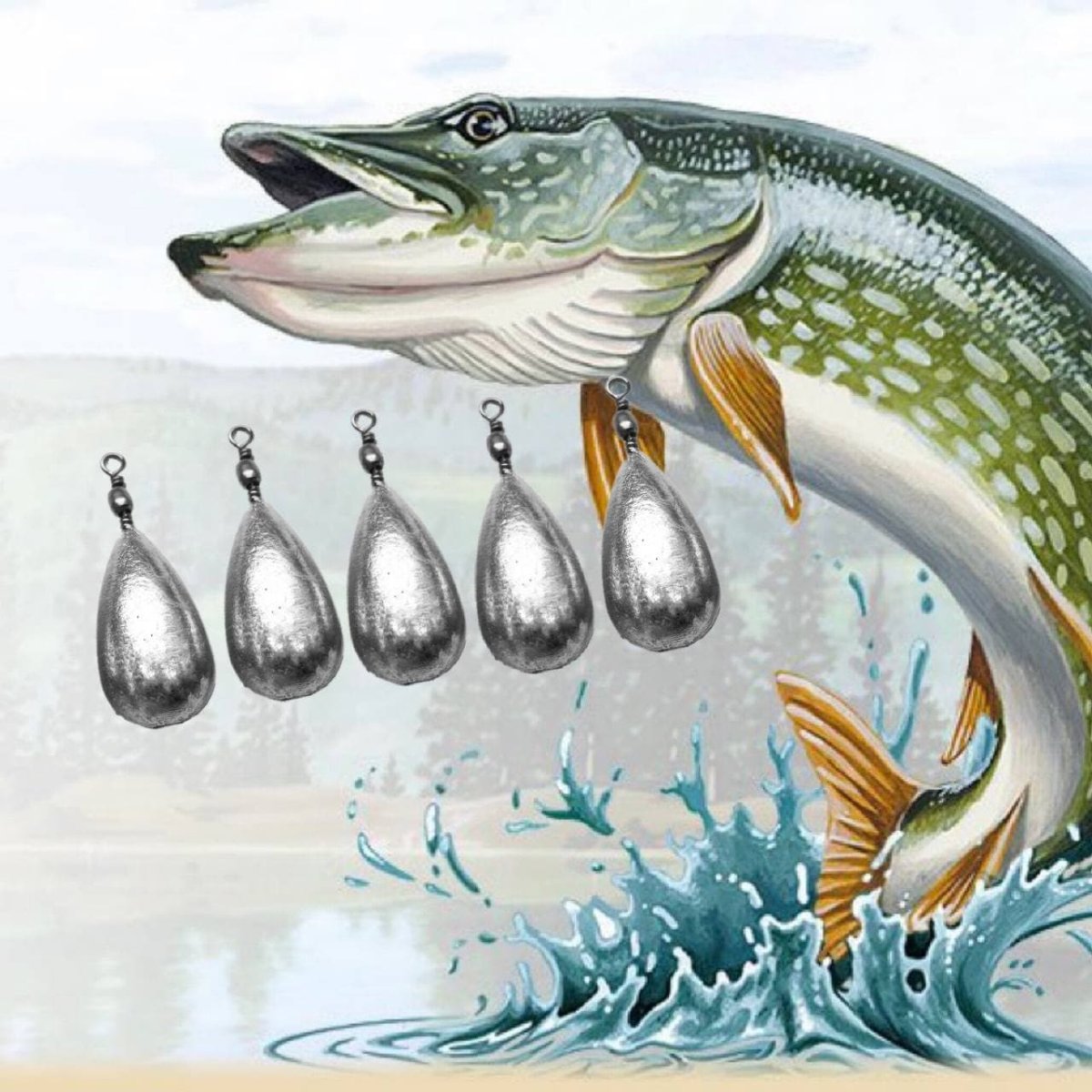 Щука картина