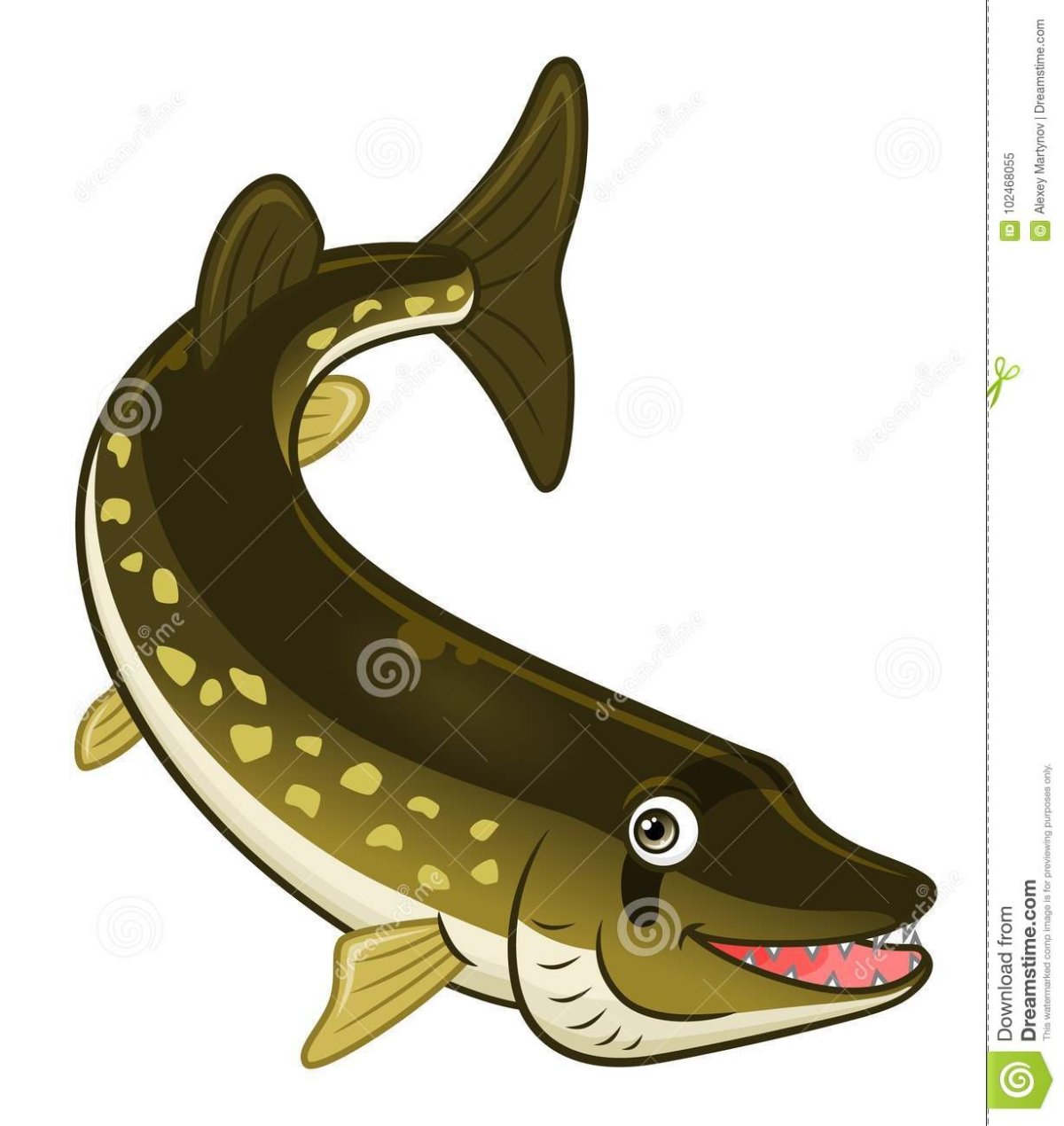 Щука в прыжке статуэтка