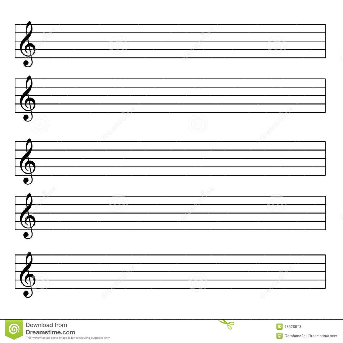 ПРОЛИНОВАННЫЙ лист с нотами