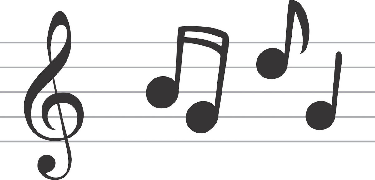 Ноты картинка для детей на прозрачном фоне