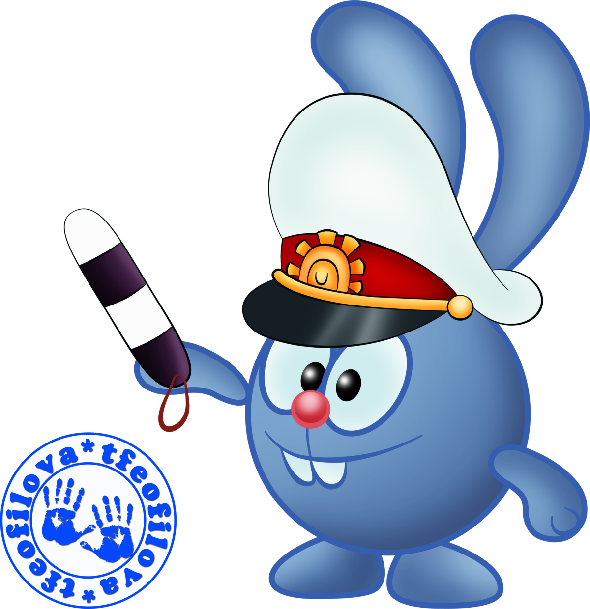 Смешарики Крош полицейский