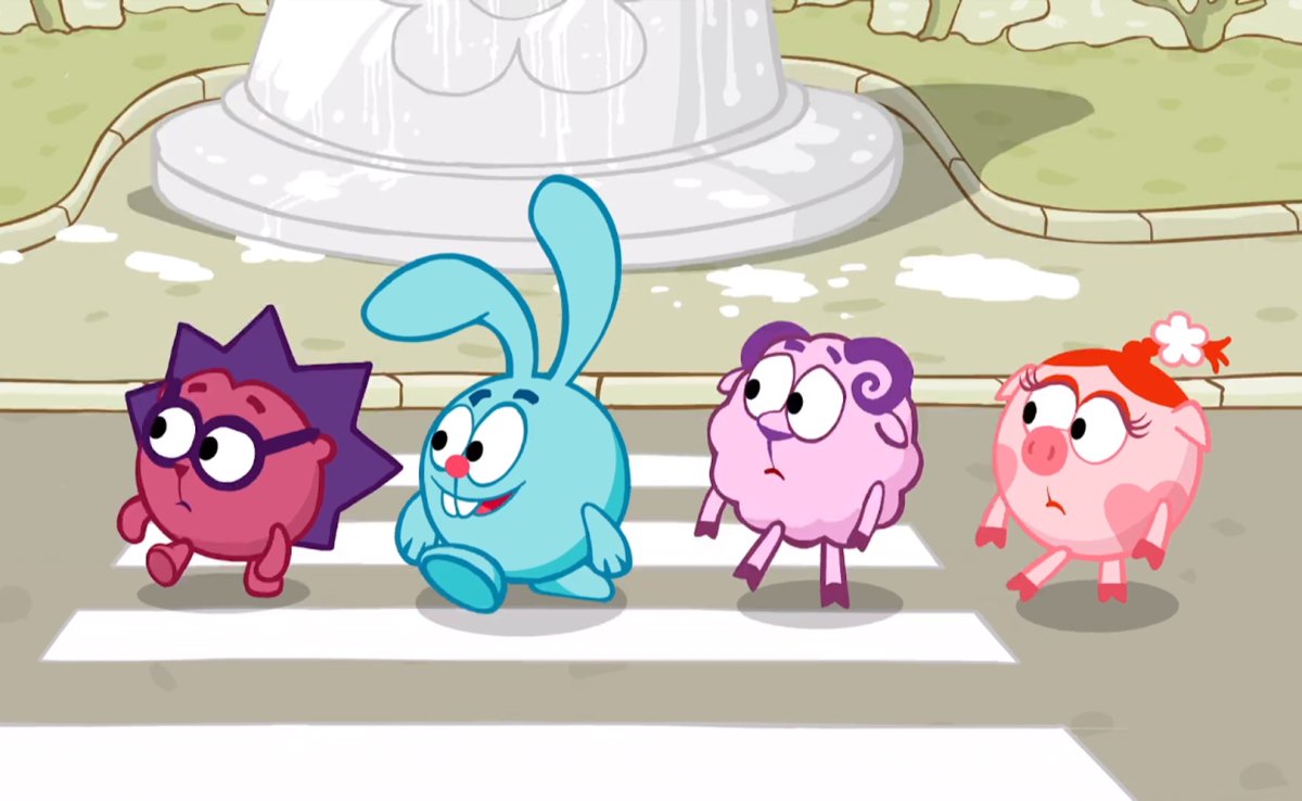 Смешарики Азбука безопасности