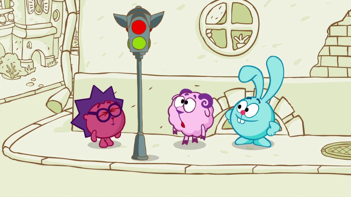 Смешарики Азбука безопасности Пограничная территория