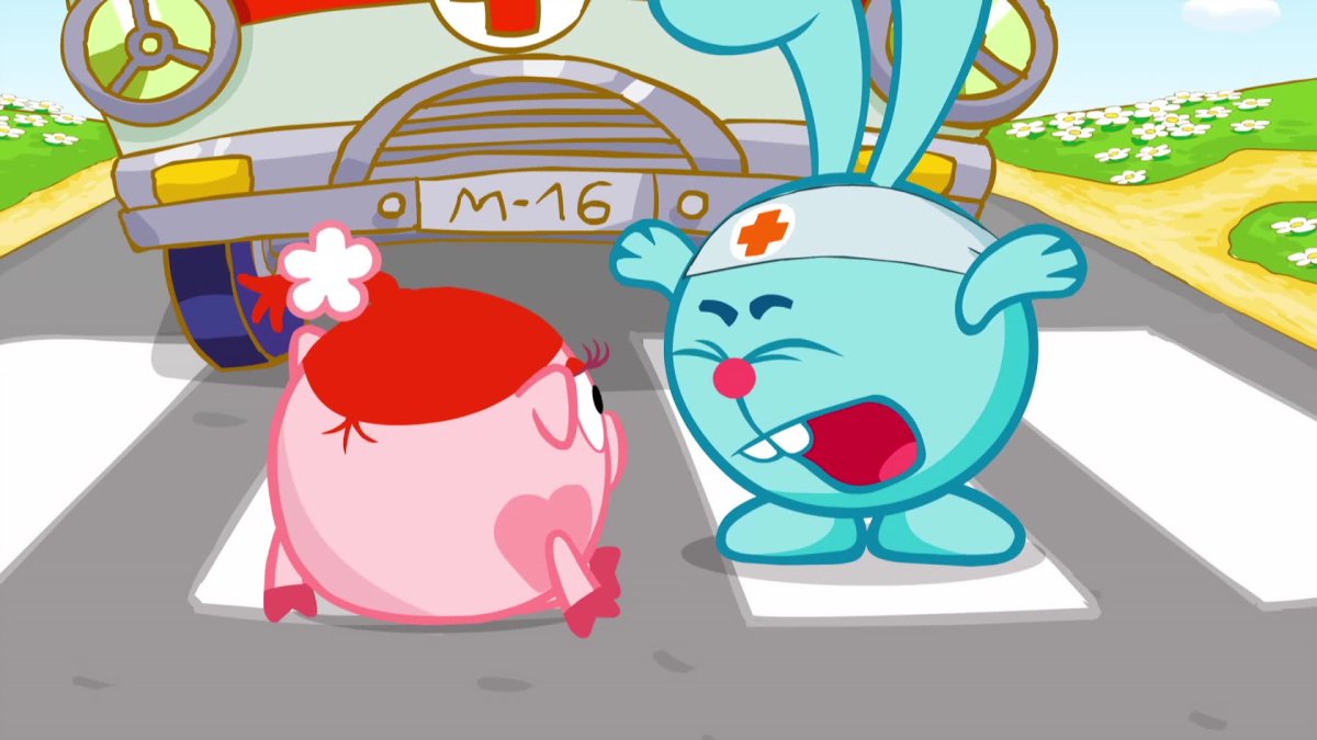 Смешарики Азбука безопасности