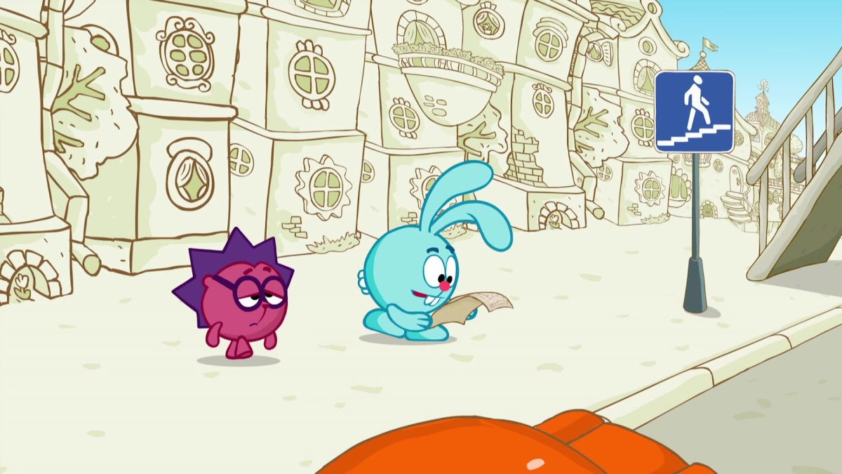 Смешарики Азбука безопасности зебры в городе