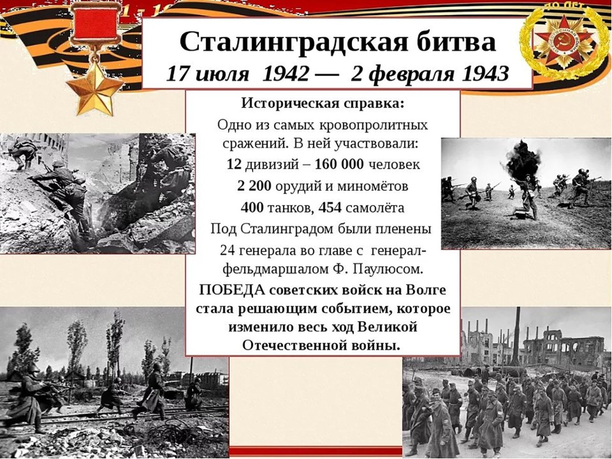 2 Февраля 1943 года Сталинградская битва