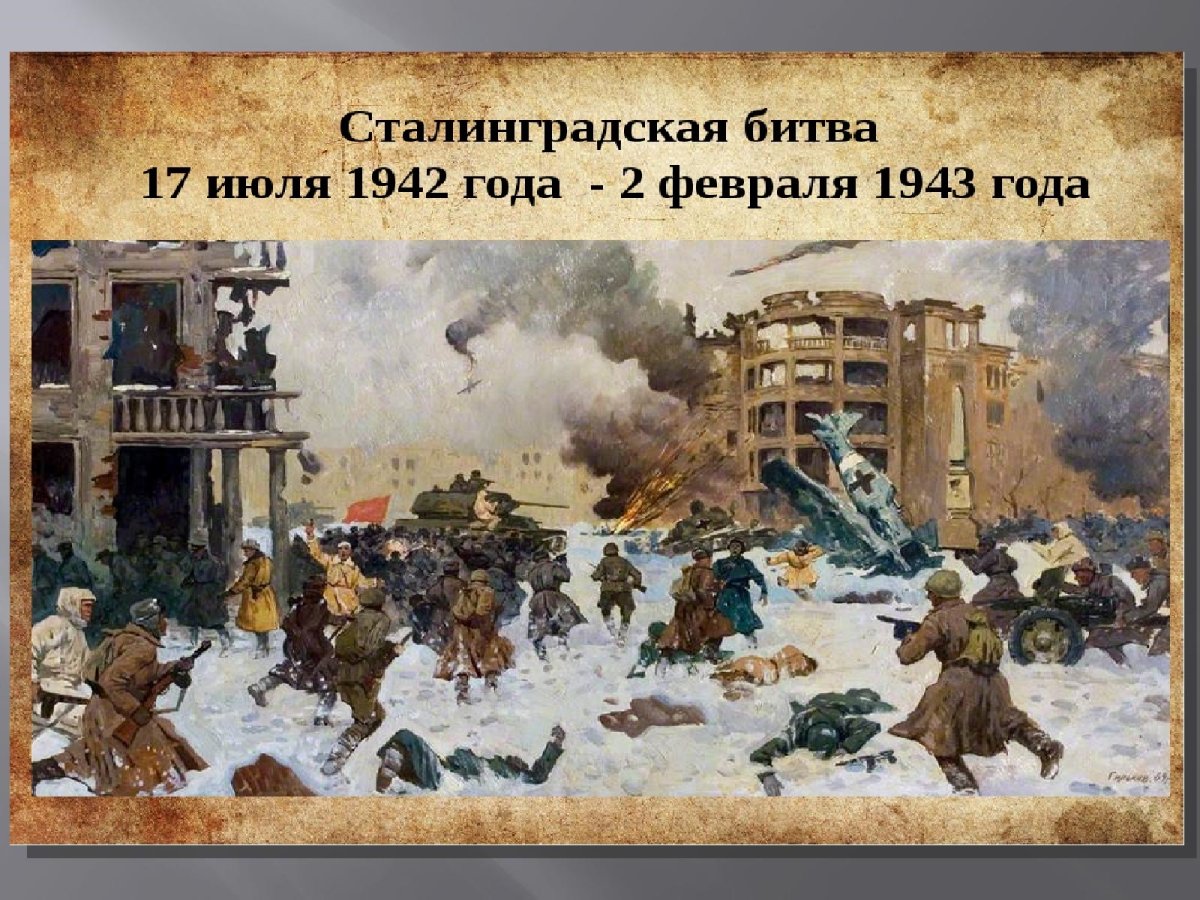 Сталинградская битва (1942 - 1943 гг.)
