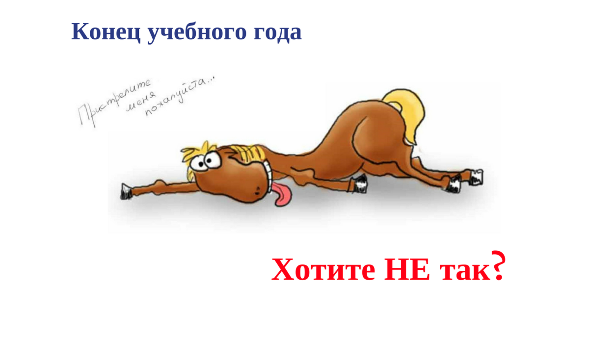 Уставшая лошадь