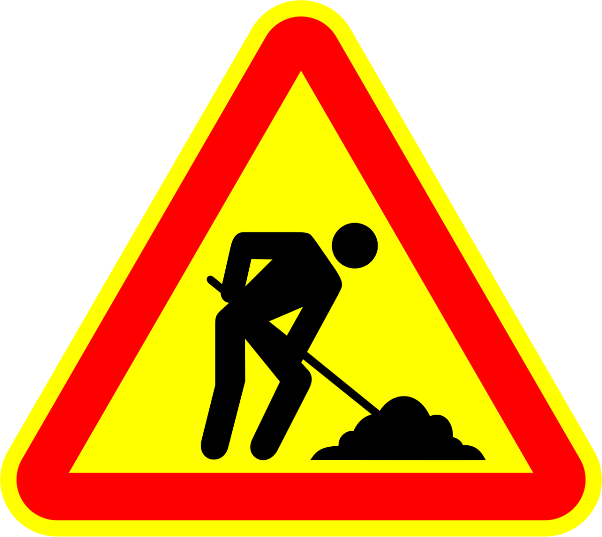 Знак дорожные работы