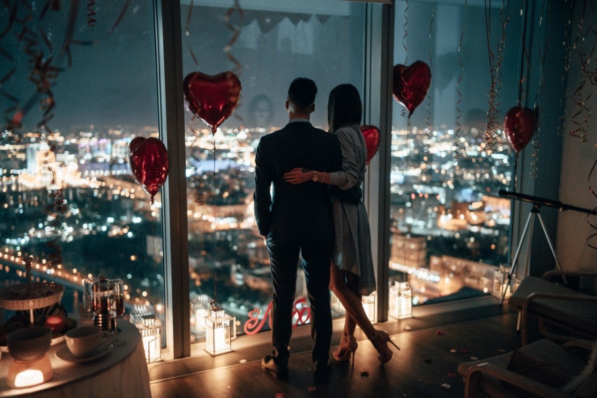 Свидание на двоих Москва Сити романтическое