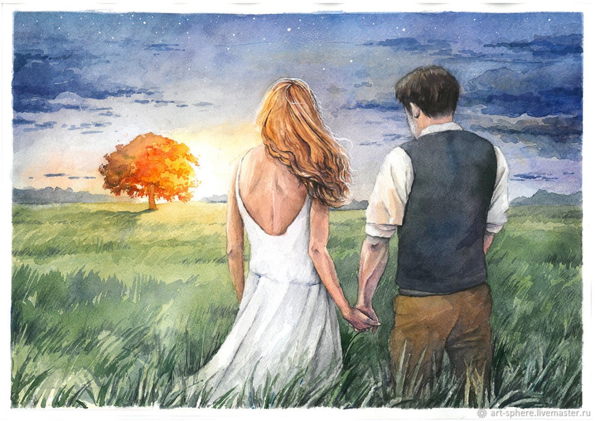 Парочка акварель