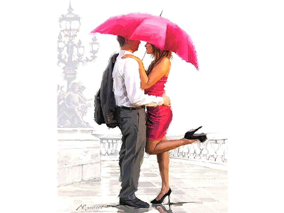 Двое под зонтом
