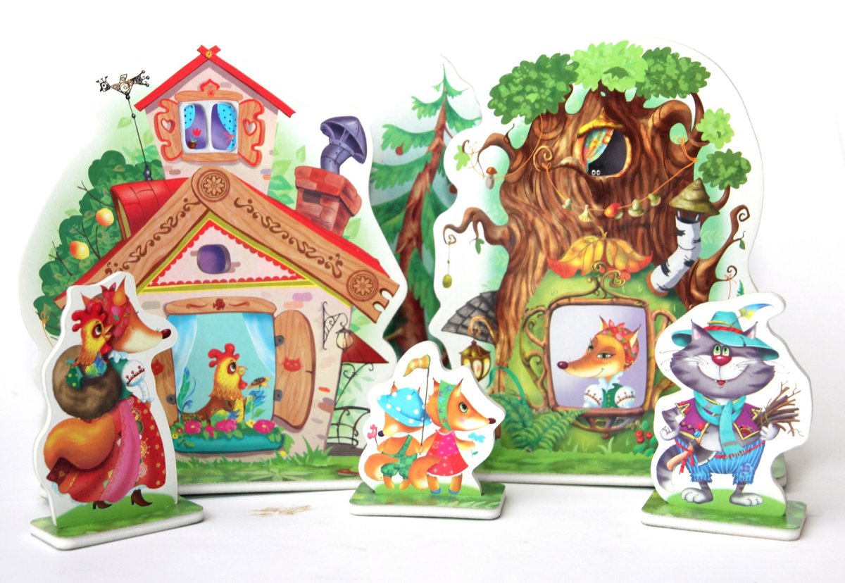 Десятое королевство театр настольный кукольный Зайкина избушка