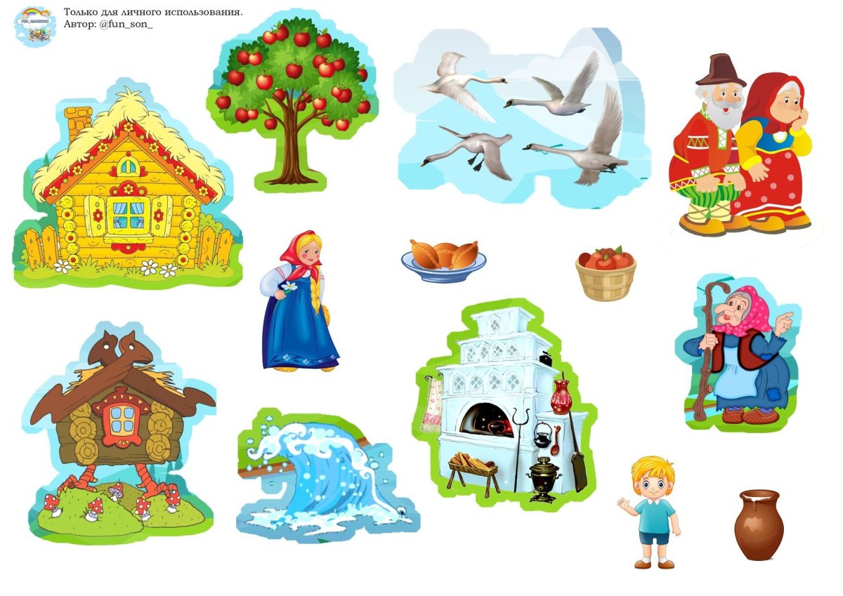 Сказка гуси лебеди