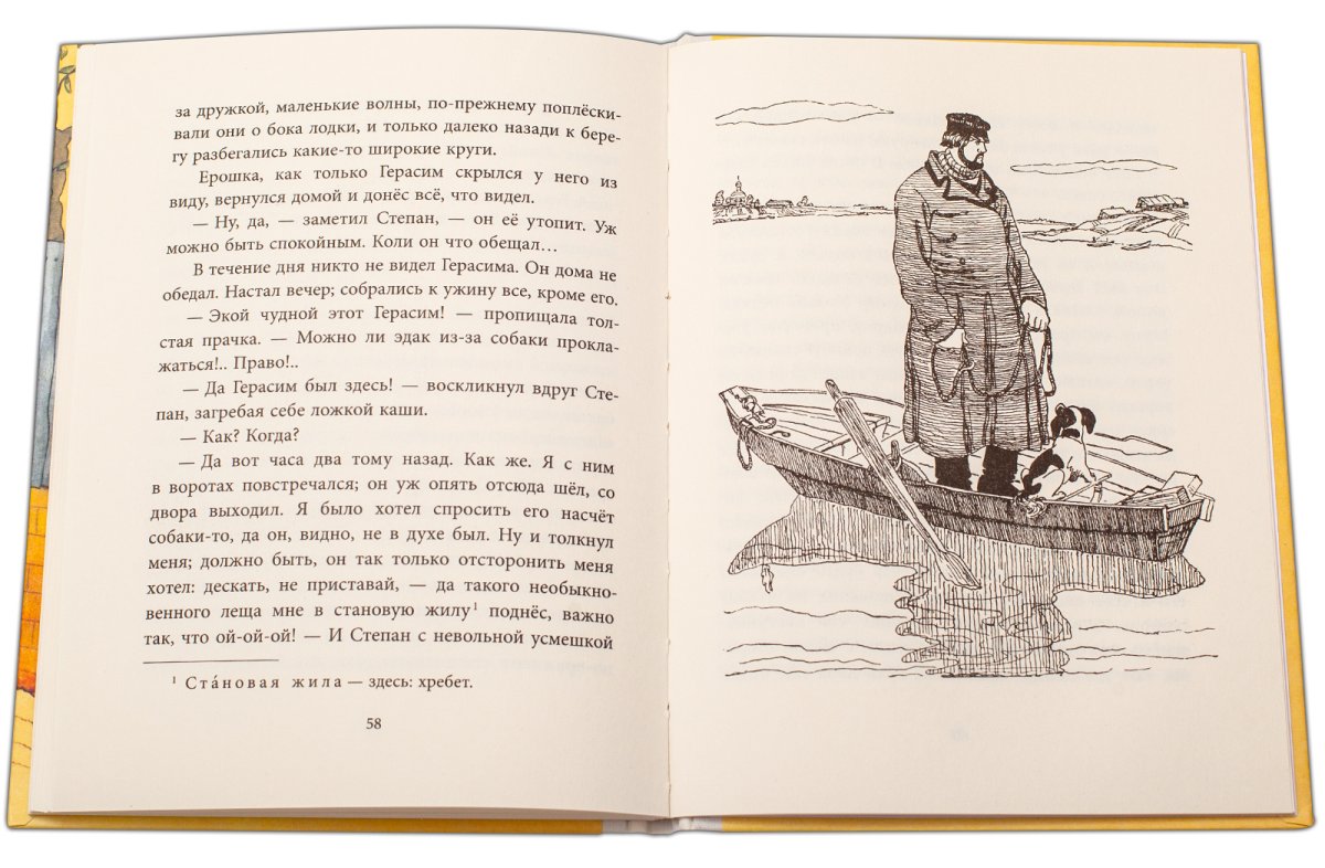 Иллюстрация к книге Муму