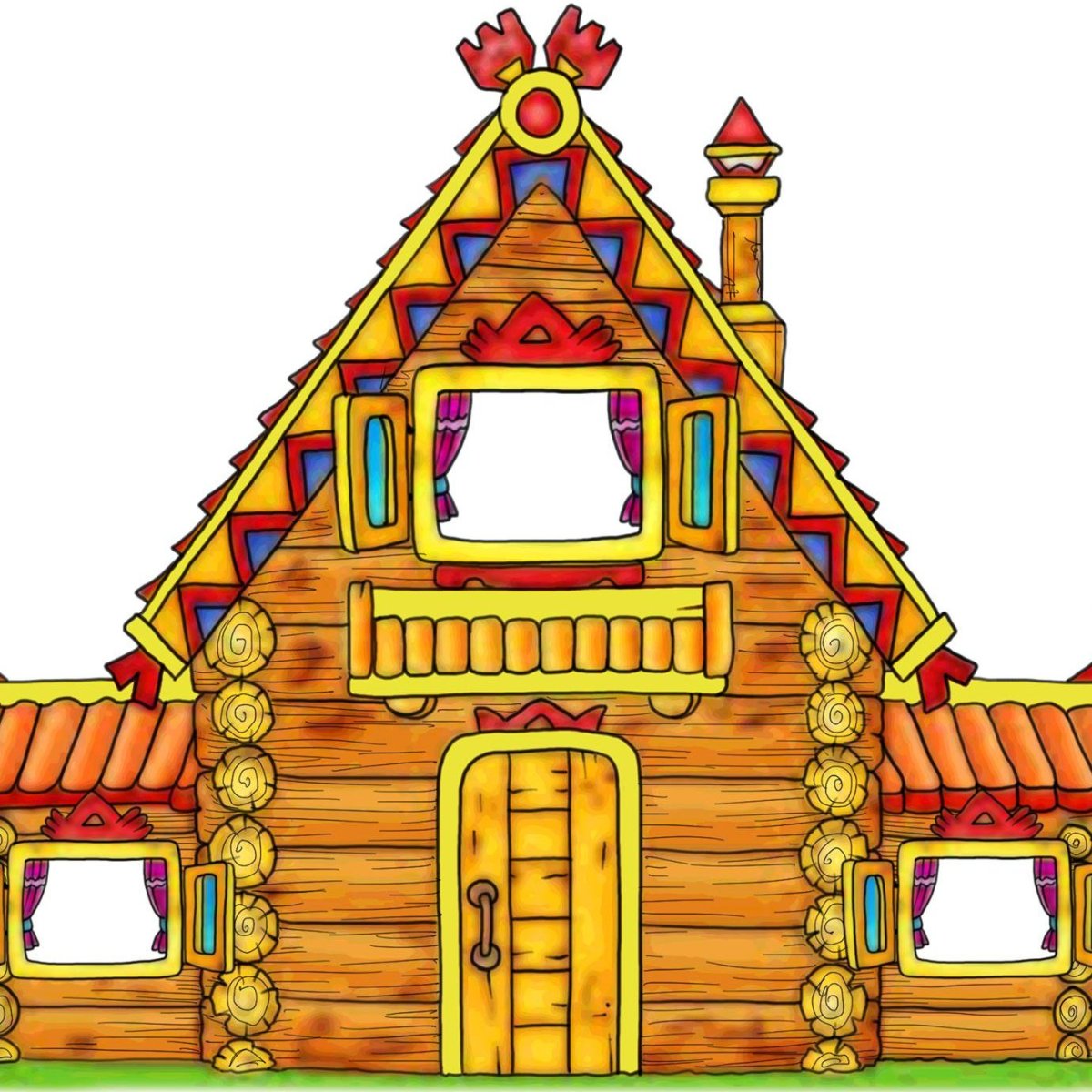 Избушка рисунок