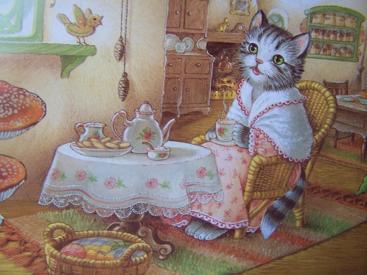 Картинка кошкин дом для детей из сказки