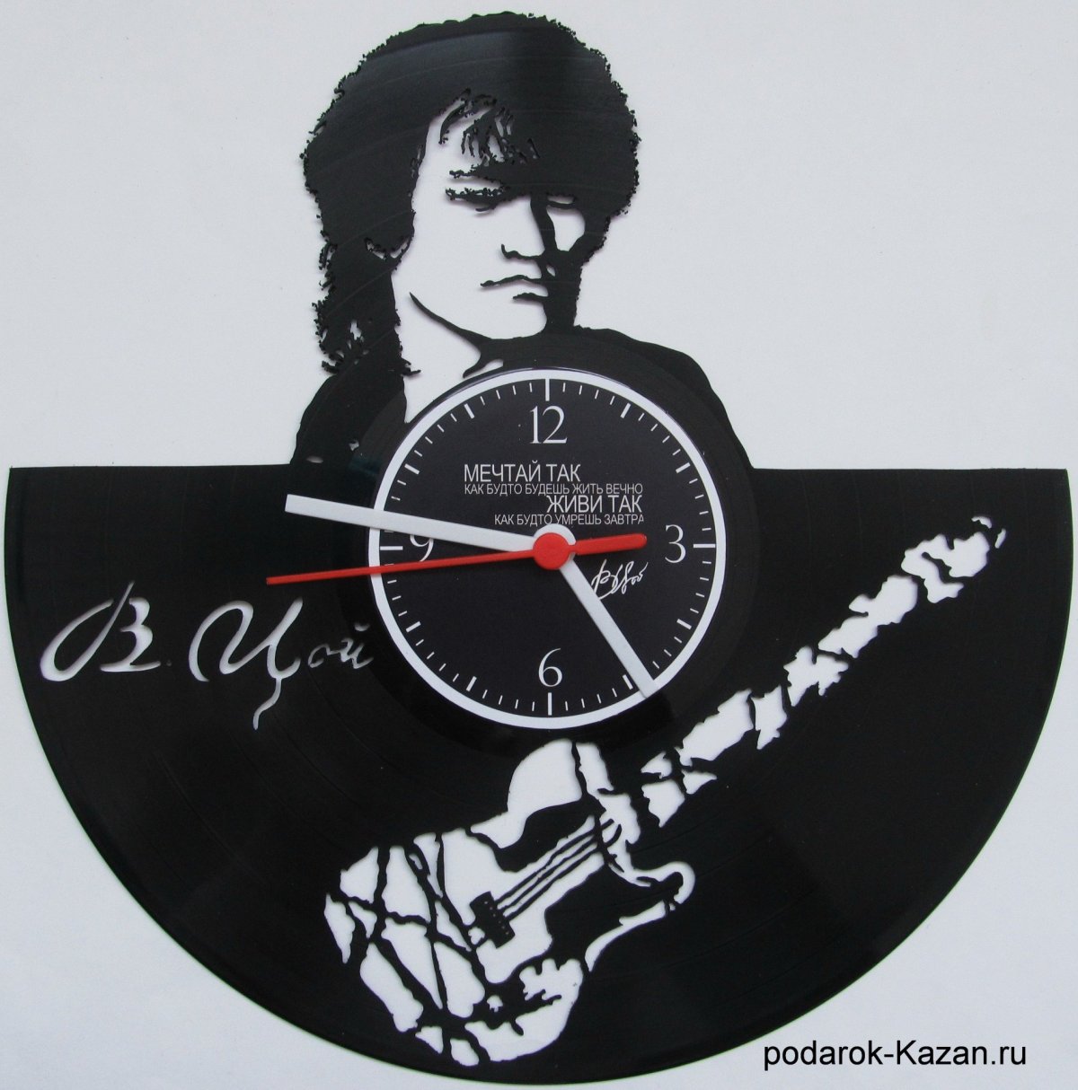 Цой винил пластинка часы