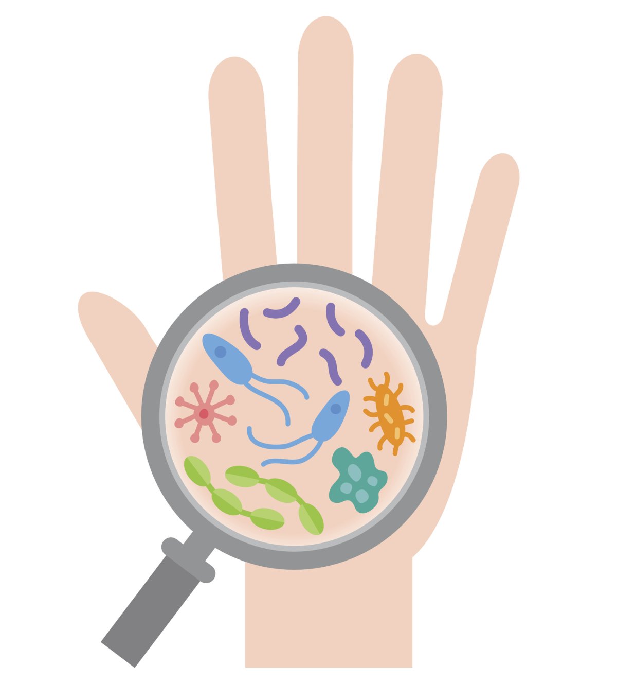 Микробы на руках для детей картинки