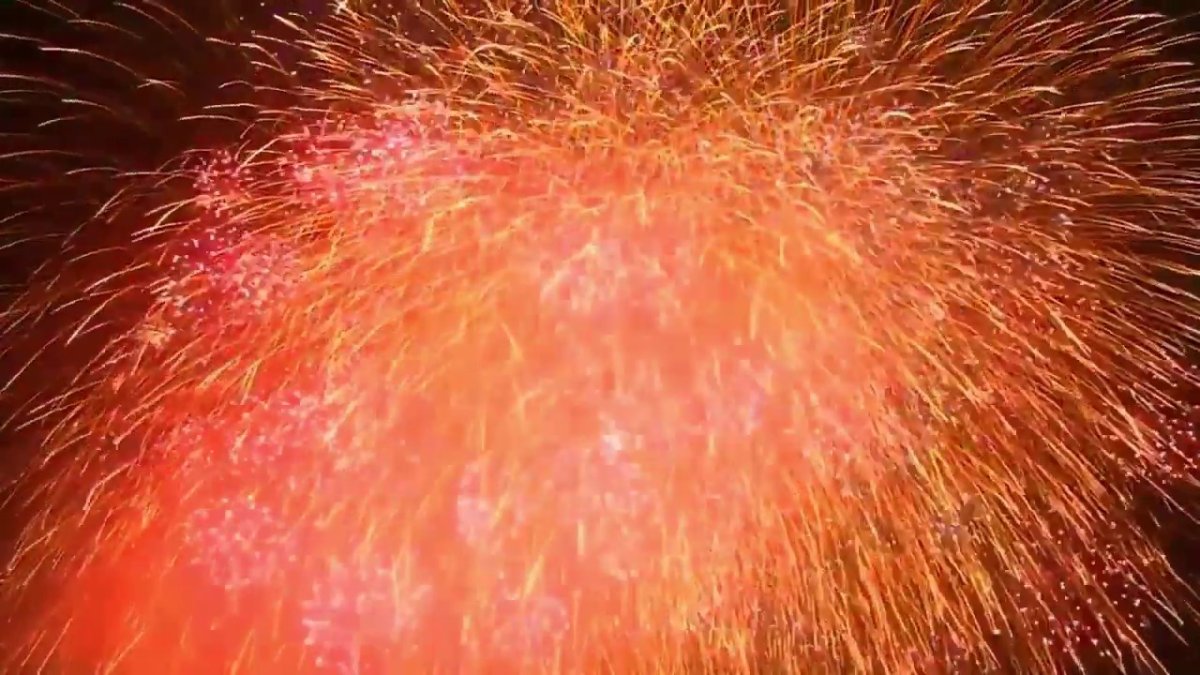 Футаж салют с днем рождения