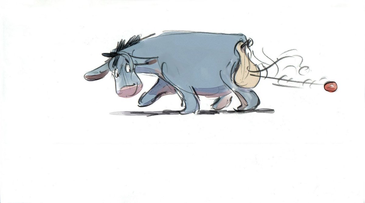 Уставший ослик