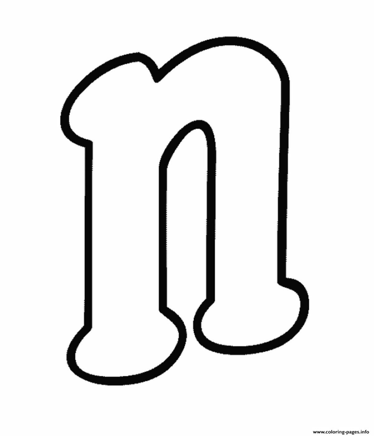 Английская буква н маленькая