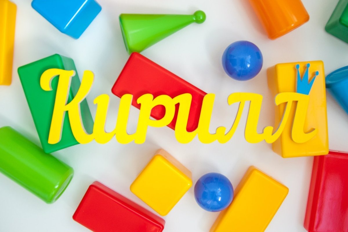 Надпись Кирилл красивыми буквами