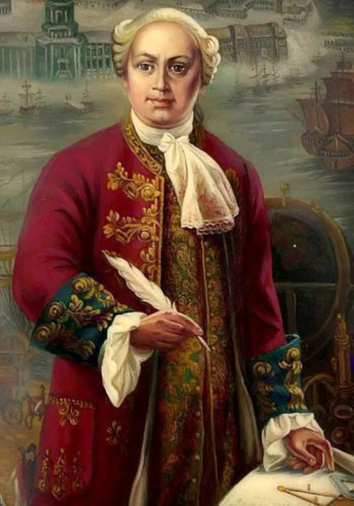 Михаил Ломоносов (1711 - 1765).