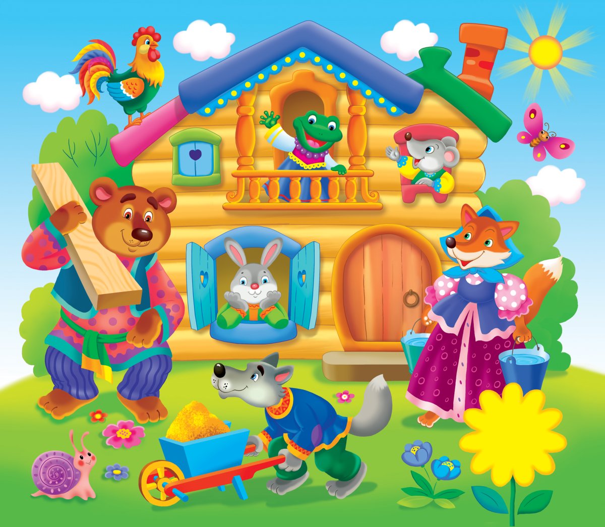 Сказочные герои Теремок