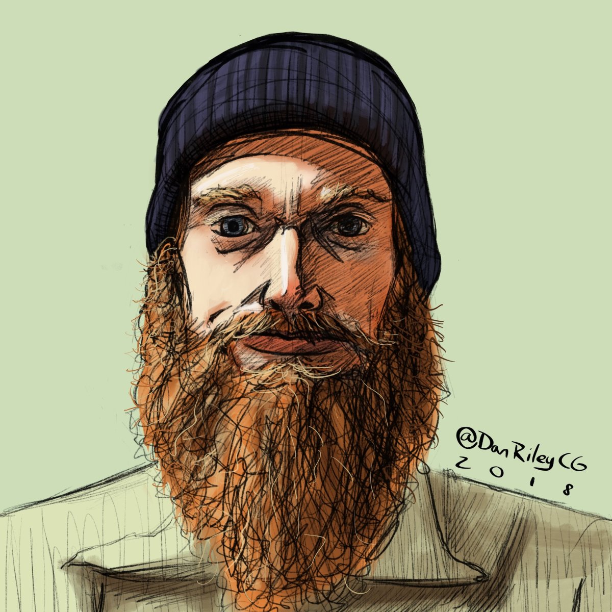 Бородач рисунок