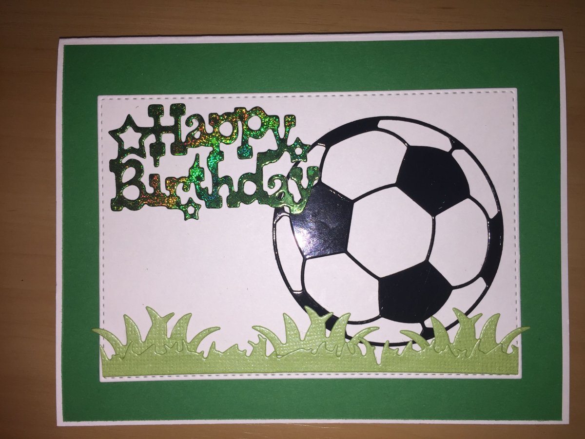 Открытка с днём рождения футболисту