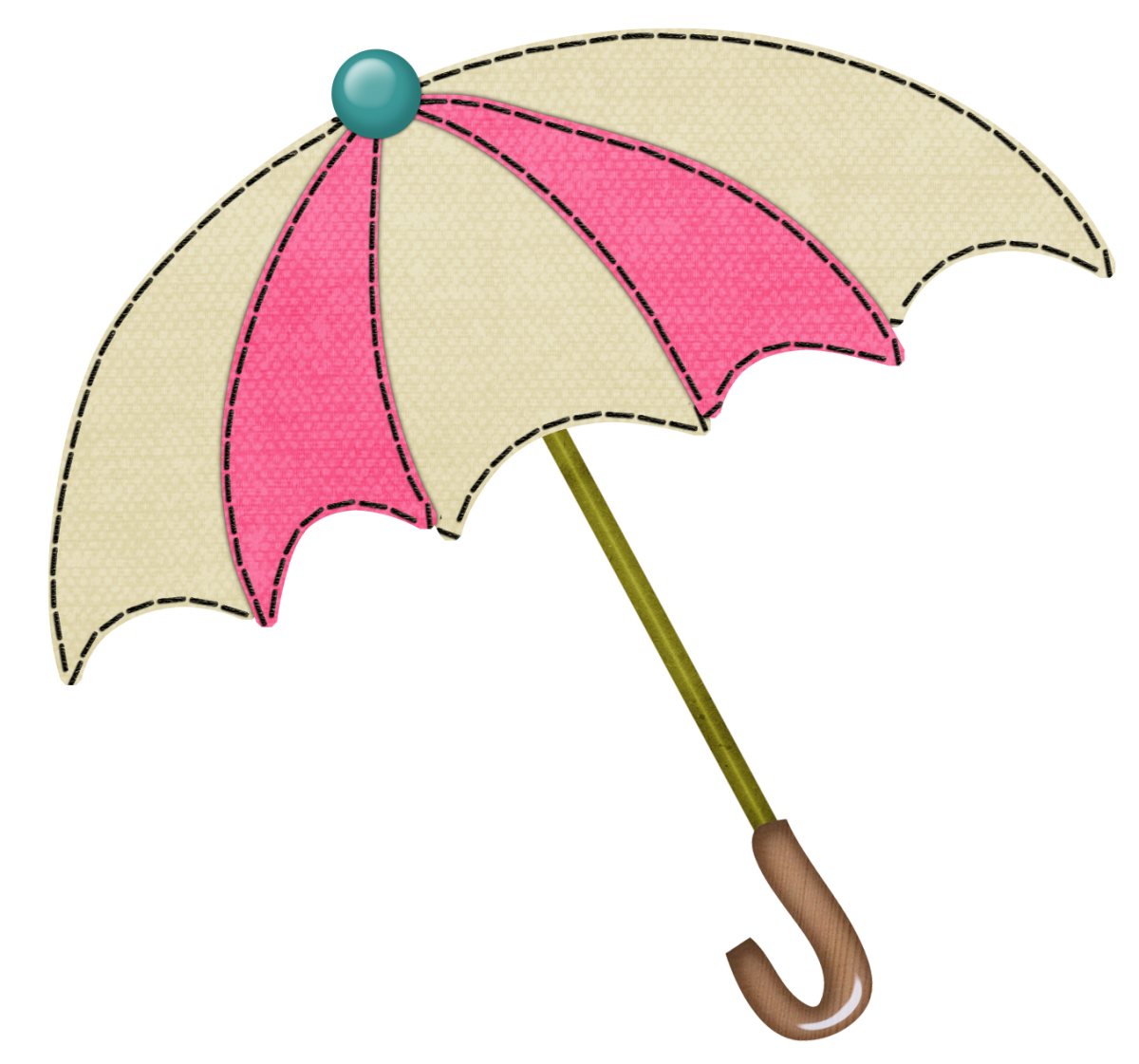 Зонтик на прозрачном фоне