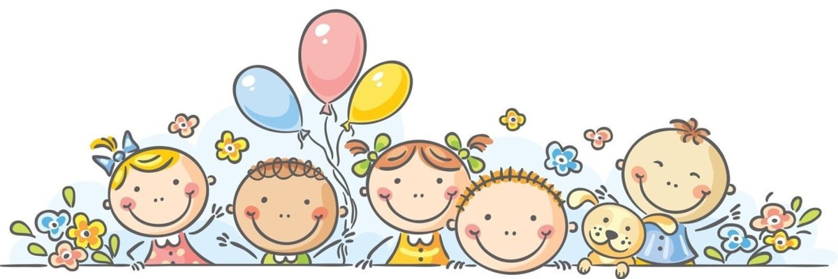 Добро пожаловать детский фон