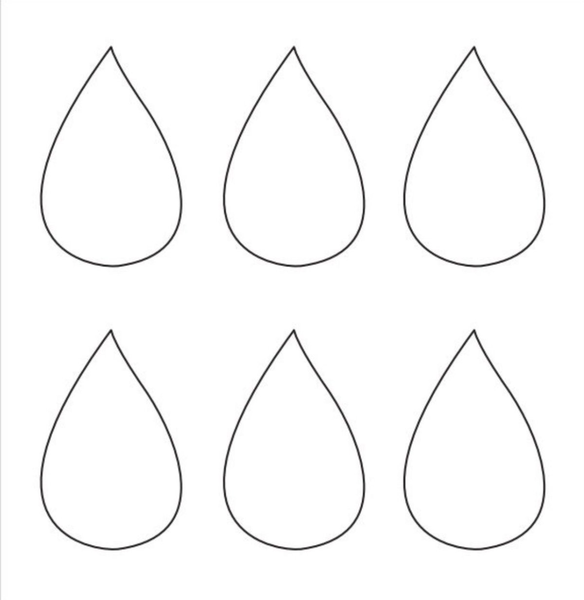 Капелька раскраска для детей