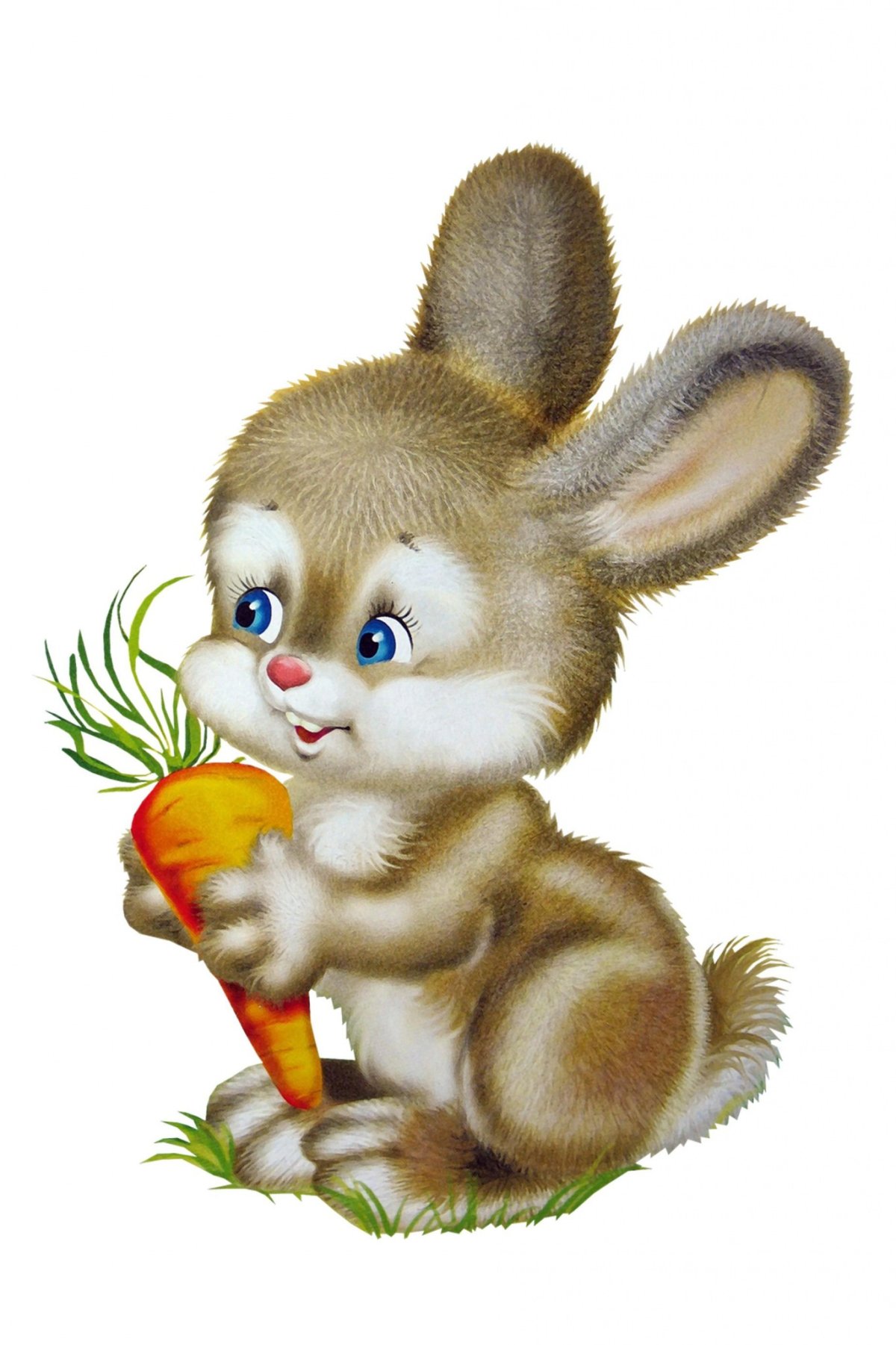 Зайчик рисунок для детей