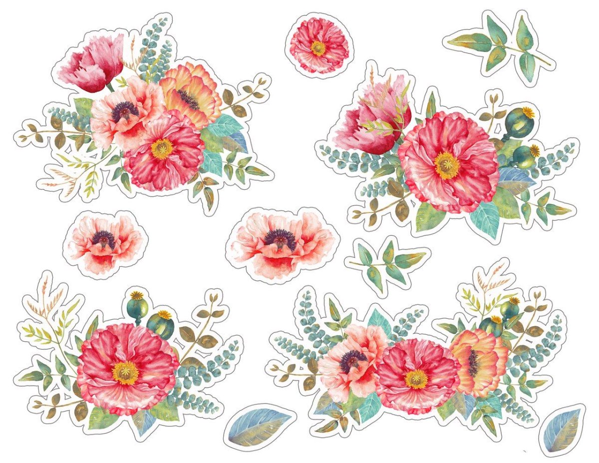 Цветочки для скрапбукинга