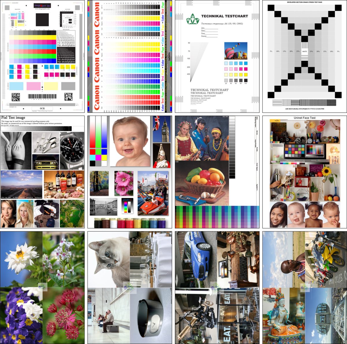 Тестовая печать для струйного принтера
