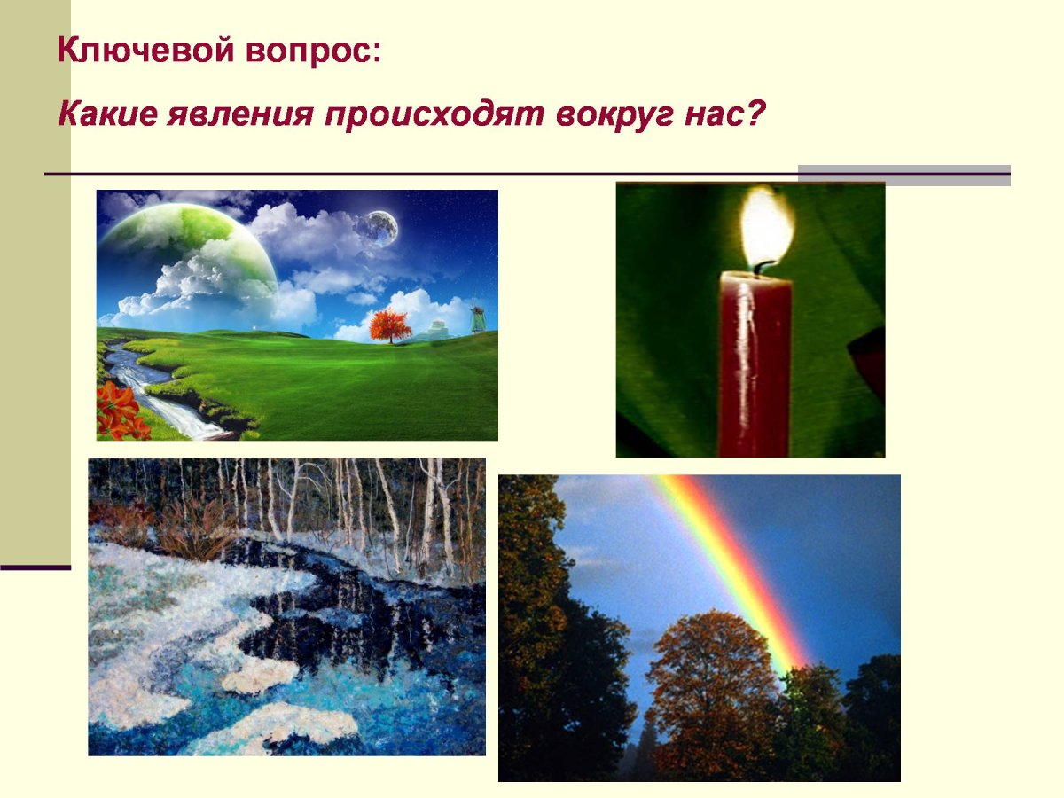 Физические явления для детей