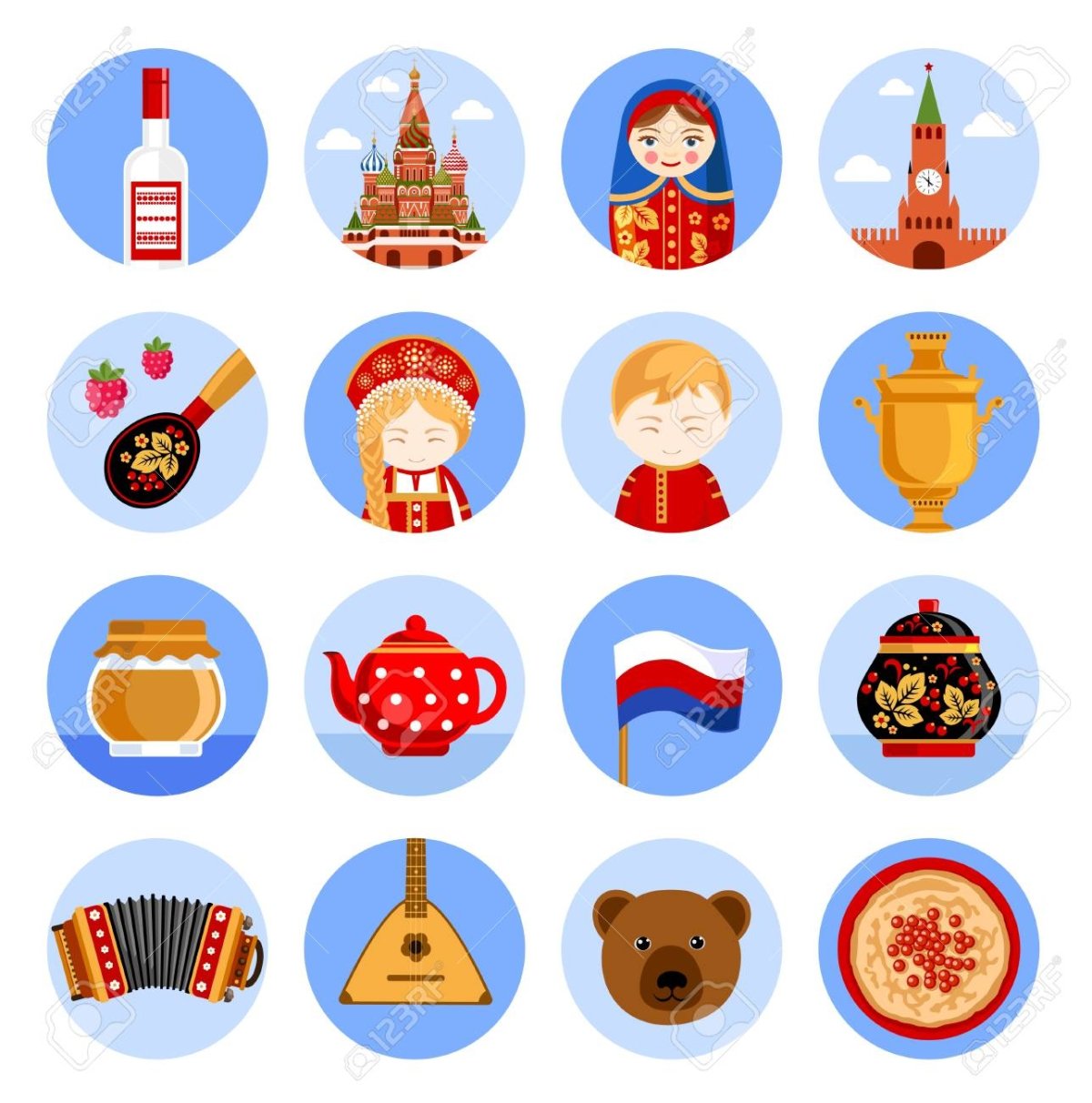 Иконки в русском стиле