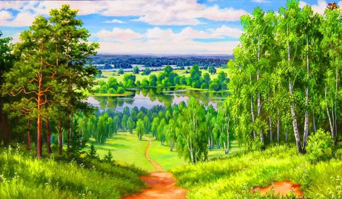 Художник Самарская Елена моя Россия