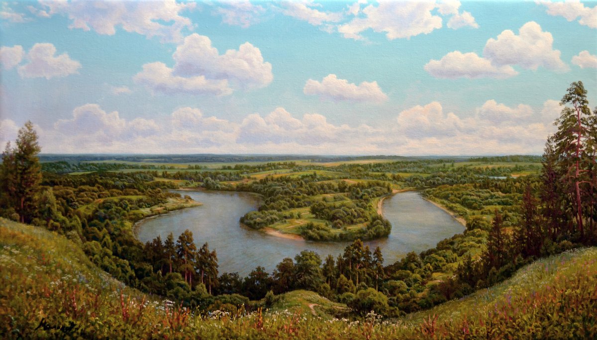 - Родные просторы художник Мельников Александр Анатольевич