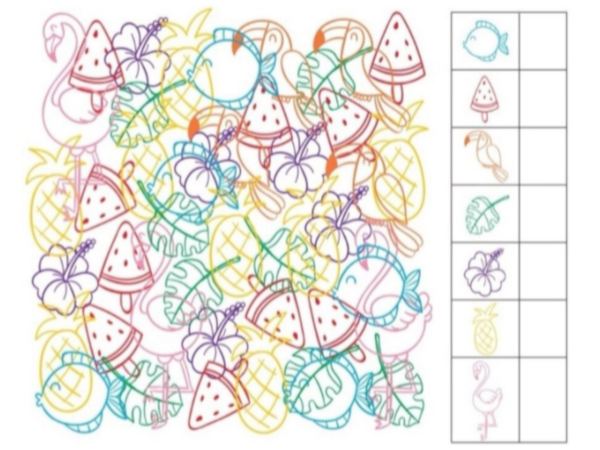 Задания на зрительное восприятие для дошкольников